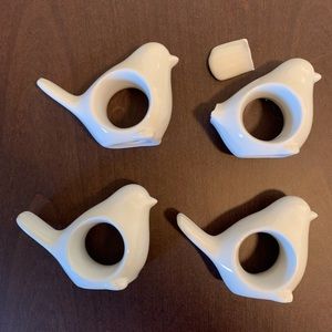 Ceramic Bird Napkin Holders, Dining Table Set